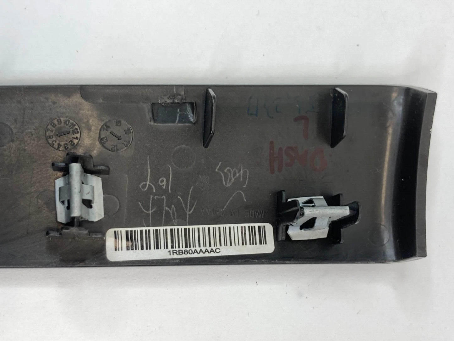 2011-2018 DODGE GRAND CARAVAN DASH LEFT DRIVER OUTER TRIM MOLDING 1RB80AAAAC OEM