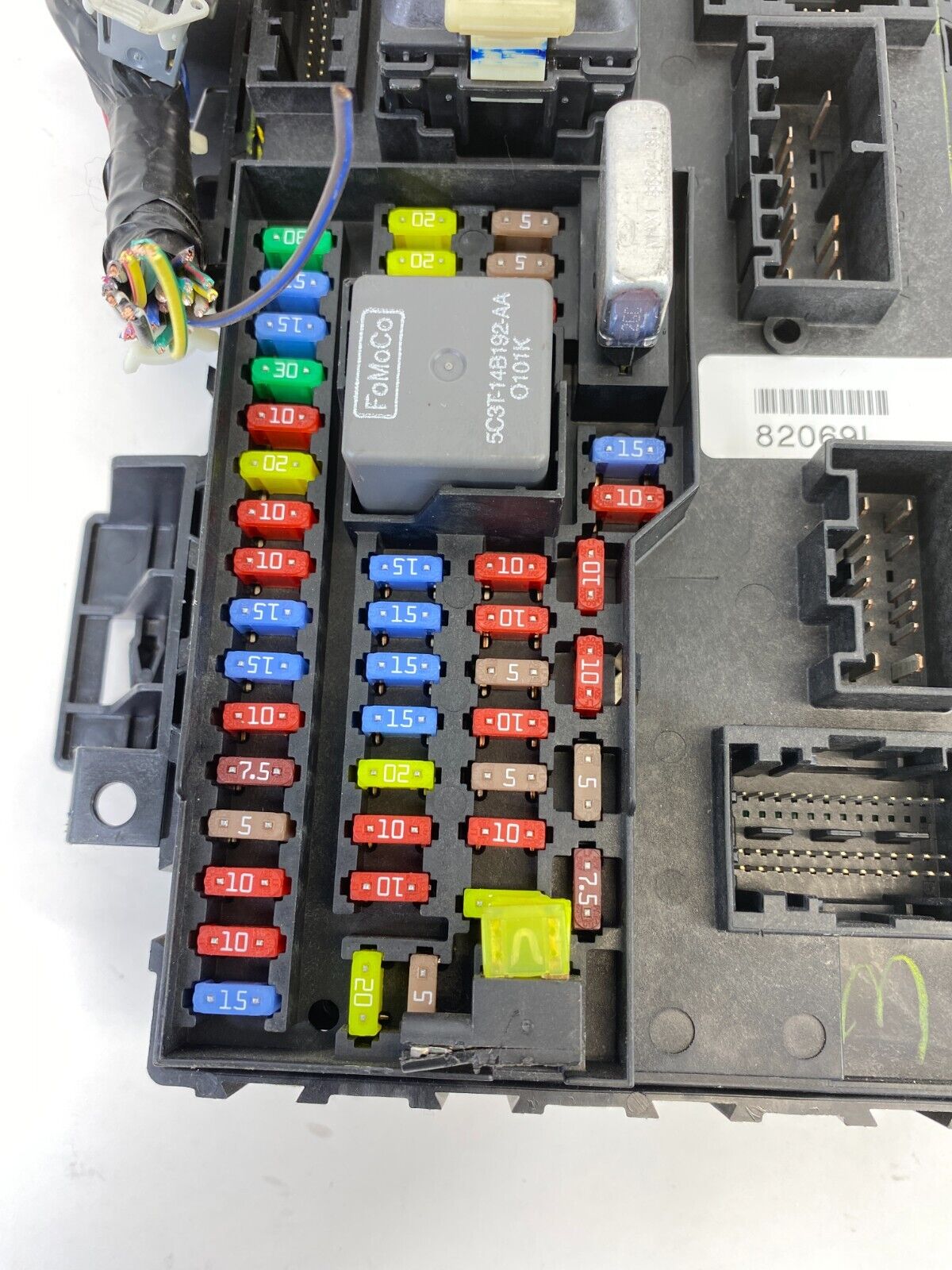 10-12 Ford Fusion 2.5L L4 Fuse Box Body Control Module Unit AG1T-14B476-CD OEM