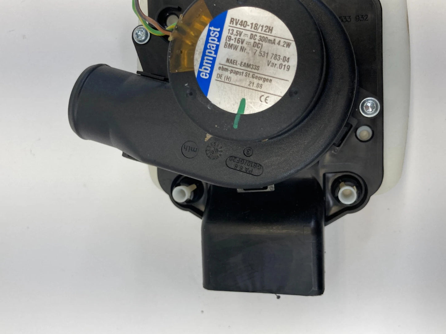 2007-2008 BMW 328XI 3.0L L6 A/T BLOWER MOTOR COOLING FAN MODULE 753178304 OEM