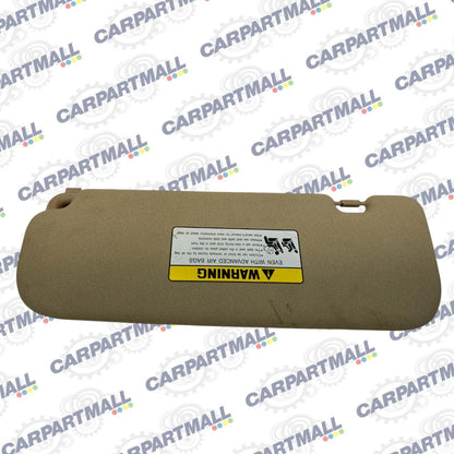 2011-2013 HYUNDAI ELANTRA FRONT RIGHT SIDE SUNVISOR SUN VISOR SHADE W/ MIRROR