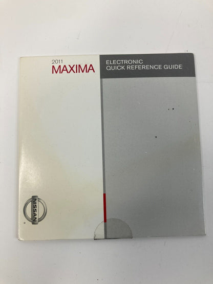 2011 Nissan Maxima Owners Manual Warranty Information Guide Book Set OEM