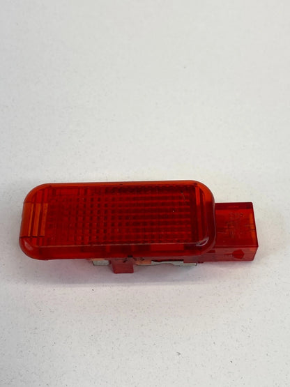 2002-2008 AUDI A4 QUATTRO FRONT RIGHT DOOR WARNING RED LENS COURTESY LAMP ASSY