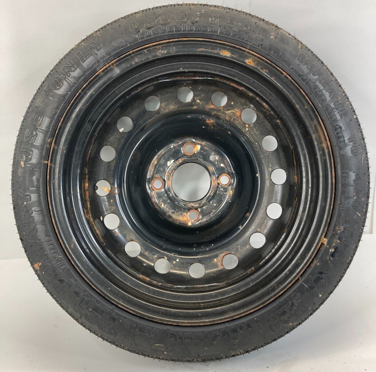 2007-2012 Nissan Versa Emergency Spare Tire Compact Donut T125/70D15 EN17A