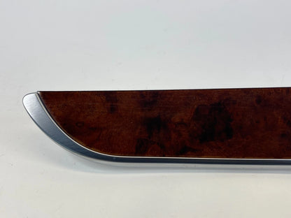 05-11 AUDI A6 QUATTRO REAR LEFT BACK SIDE DOOR TRIM MOLDING WOOD OEM