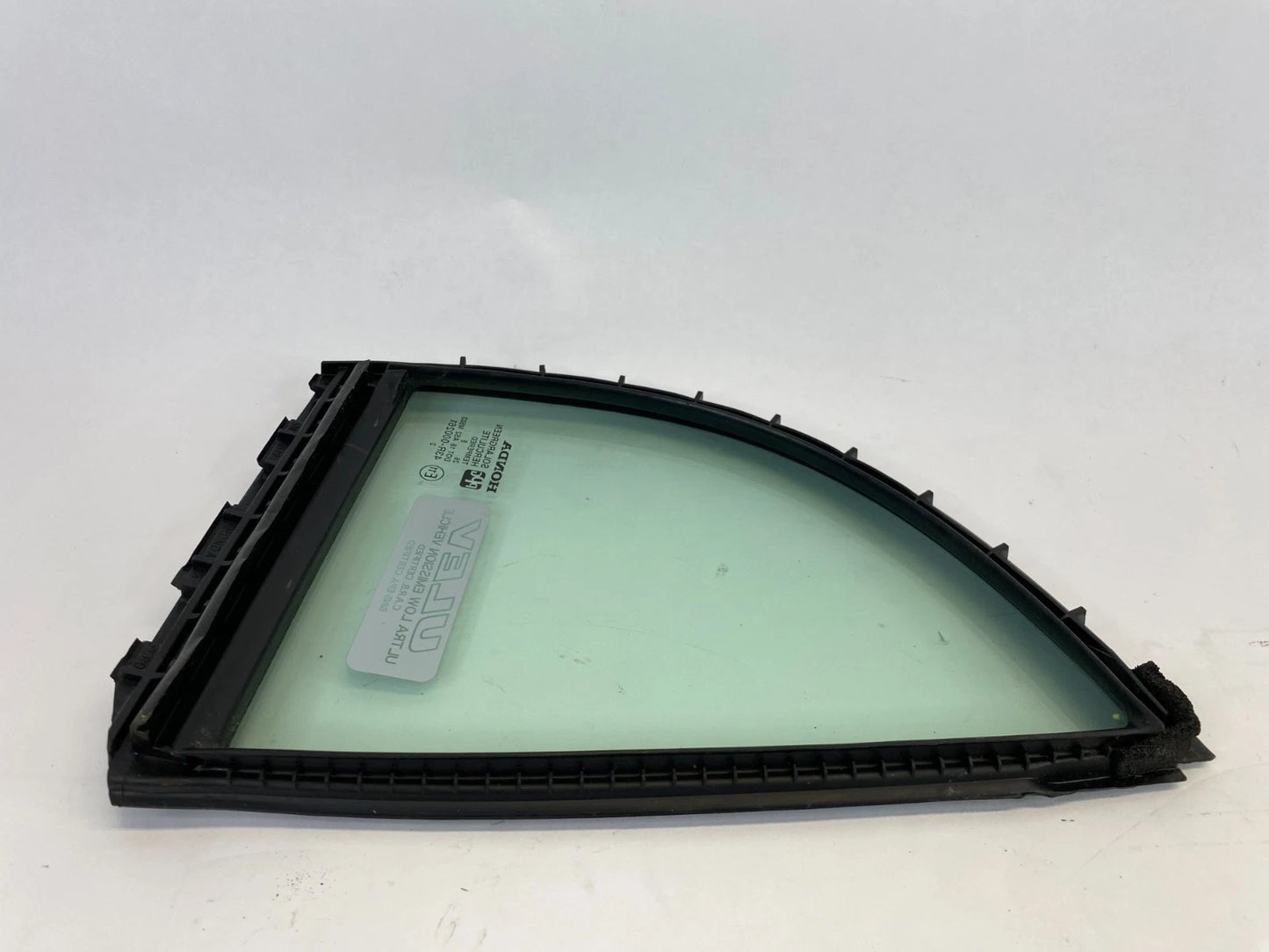 06-11 HONDA CIVIC REAR LEFT DOOR QUARTER WINDOW GLASS W/ WEATHERSTRIP 73491-SNE