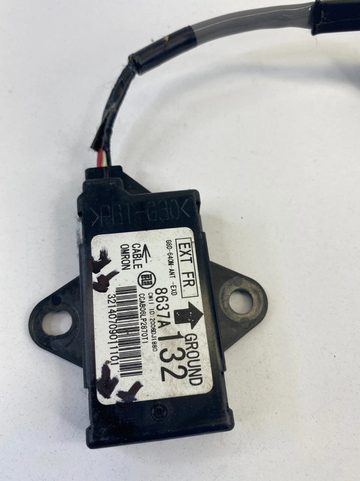 08-17 MITSUBISHI LANCER RIGHT KEYLESS ENTRY ANTENNA RECEIVER MODULE 8637A132 OEM