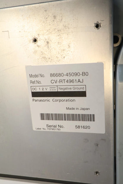 11-14 TOYOTA SIENNA REAR OVERHEAD ROOF MOUNTED DVD DISPLAY SCREEN 86680-45090-B0