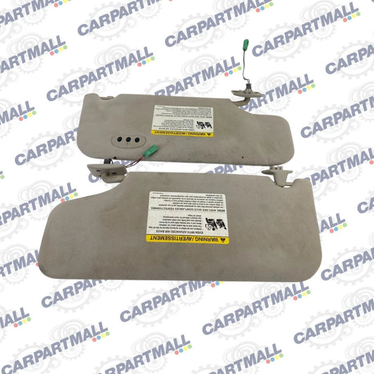 07-10 FORD EDGE FRONT LEFT RIGHT SUN VISOR SET GARAGE DOOR OPENER HOMELINK OEM