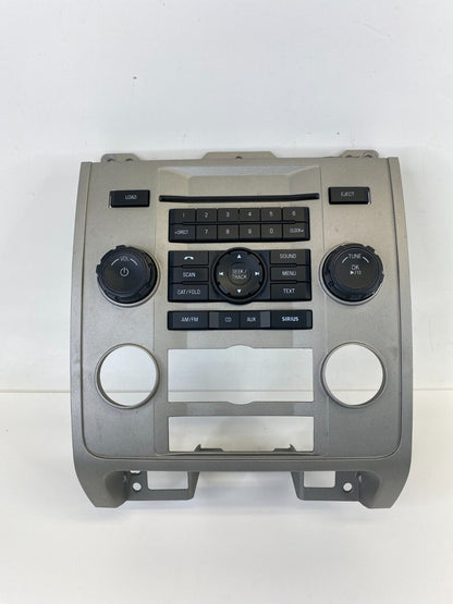 2009-2012 Ford Escape Radio Stereo AM/FM Control Face Panel Plate 9L8T-18A802-BB