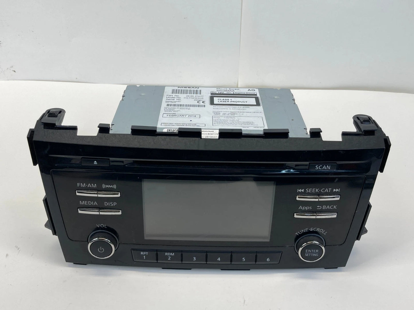 2014 2015 NISSAN ALTIMA AM /FM RADIO CD DISC PLAYER RECEIVER 28185-3TA1C OEM