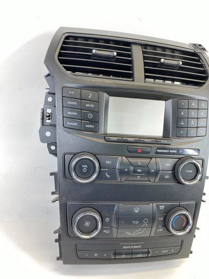 18 19 FORD EXPLORER RADIO & CLIMATE CONTROL TRIM BEZEL W/AIR VENT JB5T-18A802-LB