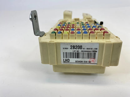2007 2008 2009 HYUNDAI SANTA FE 3.3L V6 INTERIOR DASH FUSE BOX 91950-2B200 OEM