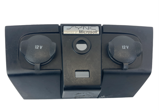 08-11 Ford Focus Center Dash Dual Power Outlet 12V Bezel Trim 8S43-54043D56 OEM