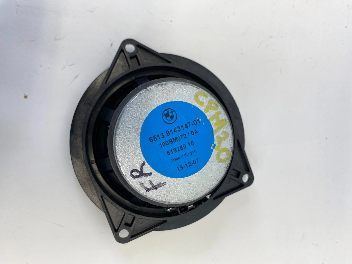 2007 2008 BMW 328XI FRONT RIGHT SIDE DOOR AUDIO LOUD SPEAKER 65139143147 OEM