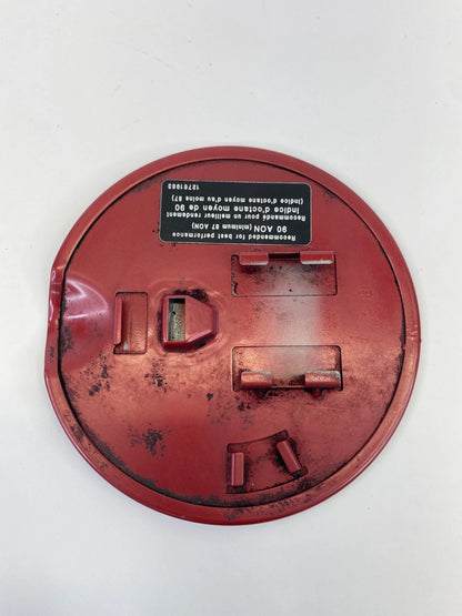 2003-2011 SAAB 9-3 SEDAN FUEL FILLER GAS TANK DOOR LID COVER CHILI RED OEM