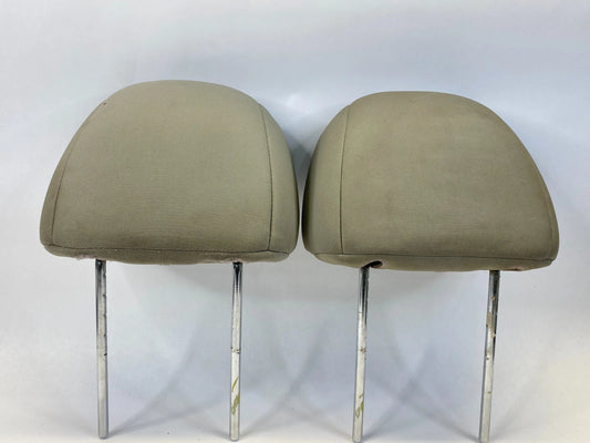 10-13 KIA FORTE SEDAN FRONT SEATS HEADREST HEAD REST LH & RH SET PAIR CLOTH OEM