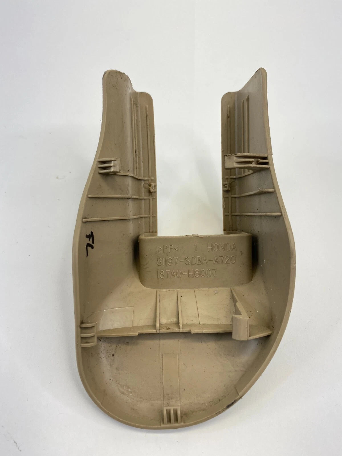 2003-2007 HONDA ACCORD FRONT RIGHT INNER SEAT TRACK END COVER TRIM 81197SDBAA720