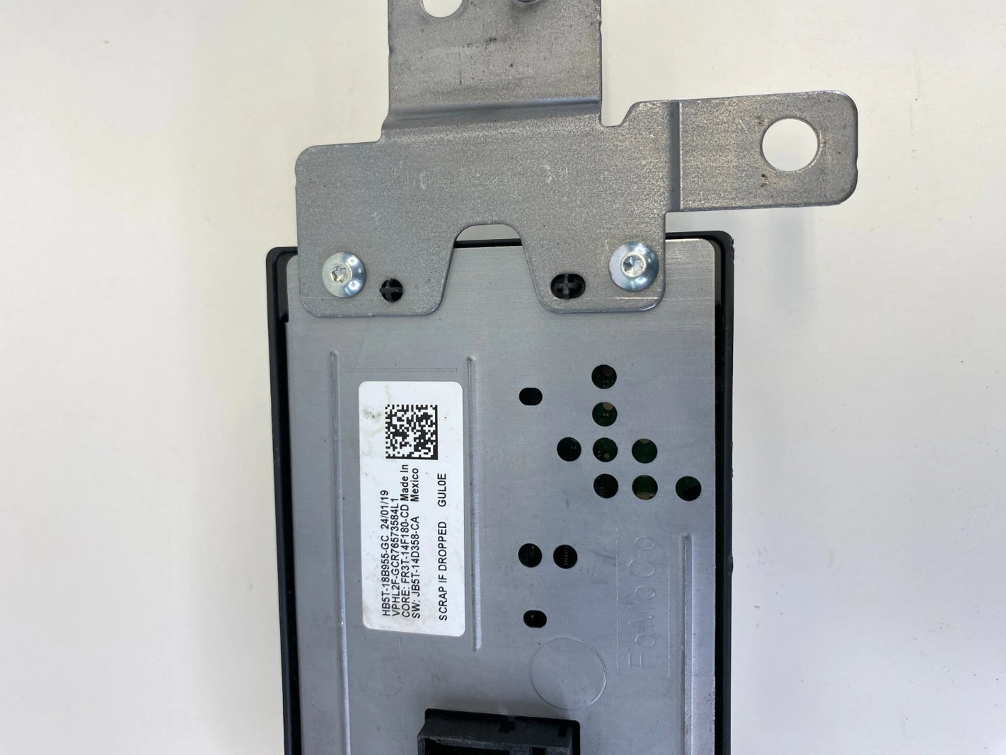 17-19 FORD POLICE INTERCEPTOR UTILITY RADIO DISPLAY SCREEN MONITOR HB5T-18B955