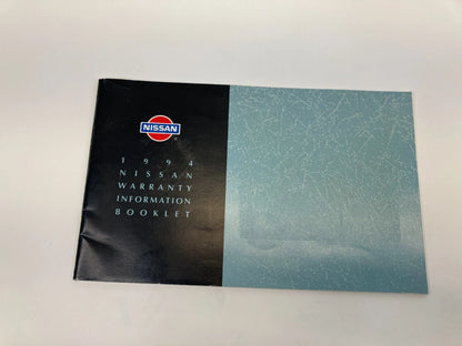 1994 94 NISSAN MAXIMA OWNER'S OWNERS MANUAL GUIDE WARRANTY INFORMATION W/ CASE