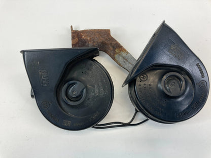 2005-2009 SAAB 9-7X 97X HIGH & LOW NOTE PITCH HORN ALARM SIREN PAIR SET OEM