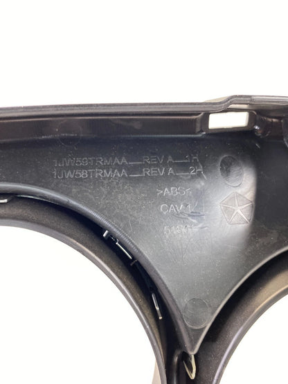 10-12 DODGE CALIBER DASH INSTRUMENT SPEEDOMETER CLUSTER TRIM BEZEL 1JW59TRMAA