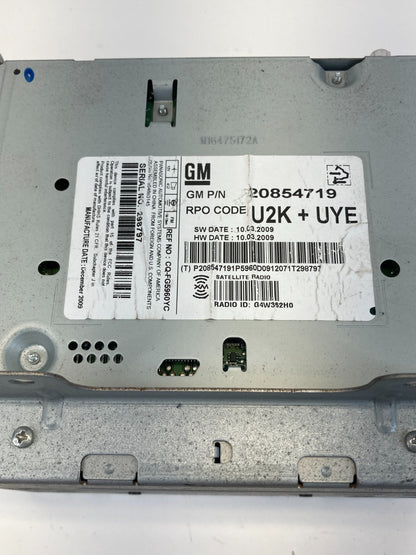 2010 10 GMC Terrain AM /FM CD MP3 Radio Receiver Assembly 20854719 OEM