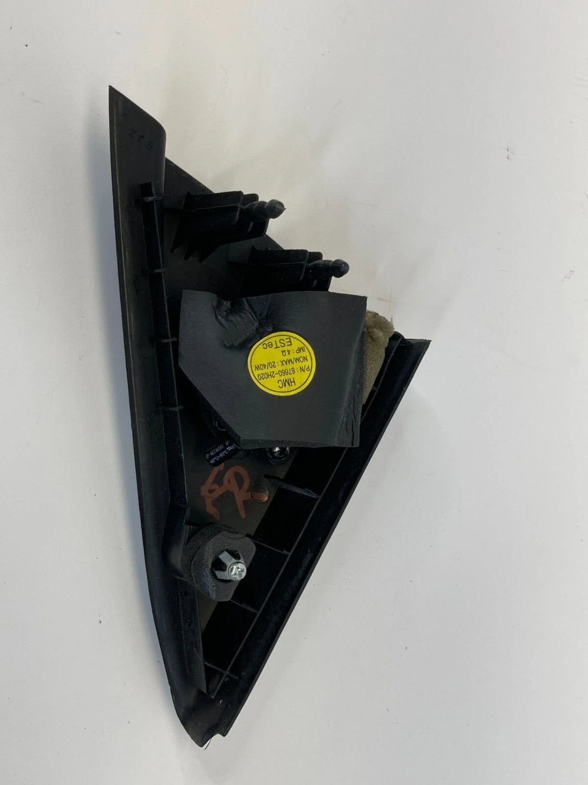 07-10 HYUNDAI ELANTRA SEDAN FRONT RIGHT SPEAKER TWEETER CORNER COVER 87660-2H020