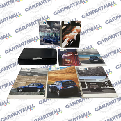 2004 BMW X3 OWNER'S MANUAL & QUICK REFERENCE GUIDE CARD SET W/ CASE OEM