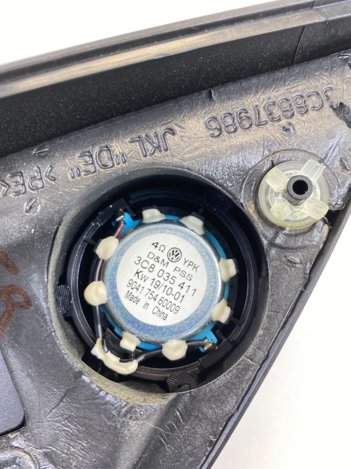 2009-2012 VW Volkswagen CC Front Right Passenger Speaker Tweeter Cover Trim OEM