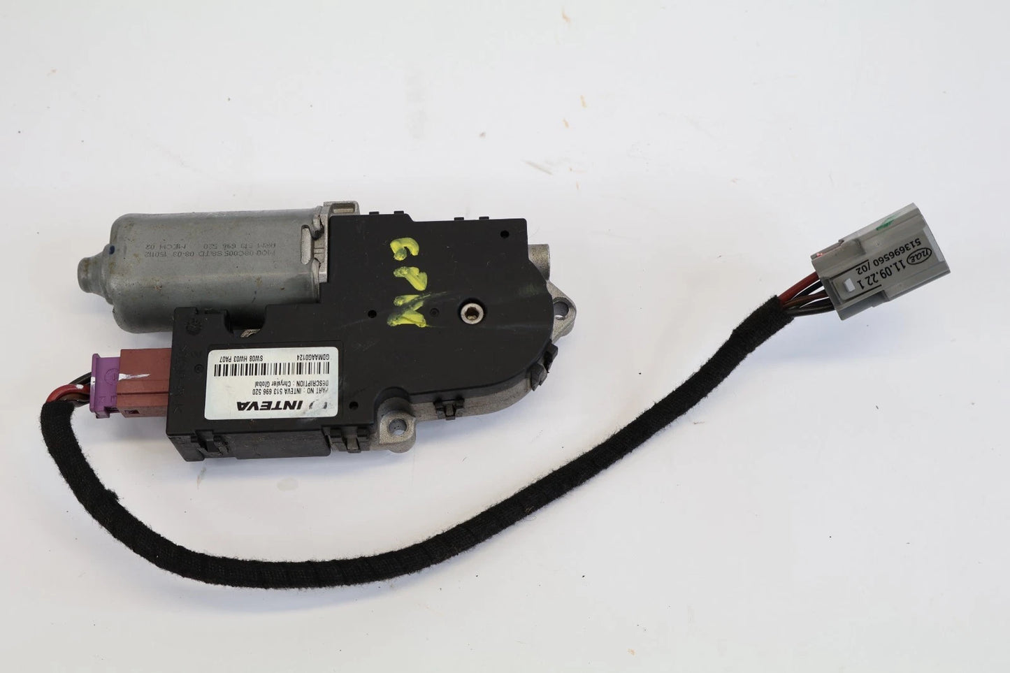 2011-2022 JEEP GRAND CHEROKEE POWER SUNROOF MOON ROOF MOTOR UNIT 513696520 OEM