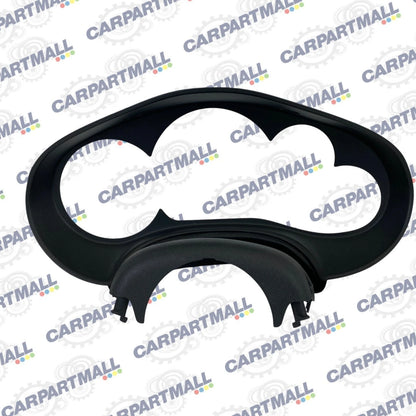 05-10 PONTIAC G6 CLUSTER SPEEDOMETER BEZEL TRIM BEZEL W/ UPPER COLUMN COVER OEM
