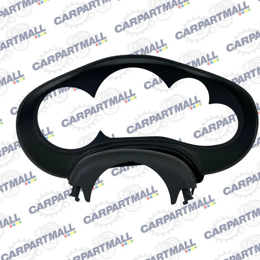 05-10 PONTIAC G6 CLUSTER SPEEDOMETER BEZEL TRIM BEZEL W/ UPPER COLUMN COVER OEM