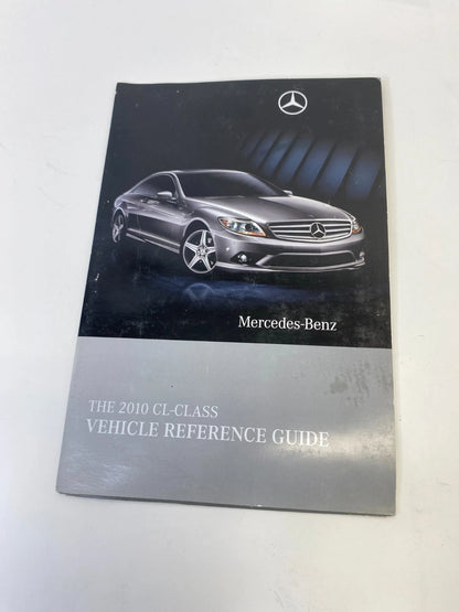 2010 MERCEDES-BENZ CL-CLASS CL550 OWNERS MANUAL & GUIDE BOOKS SET WITH CASE OEM