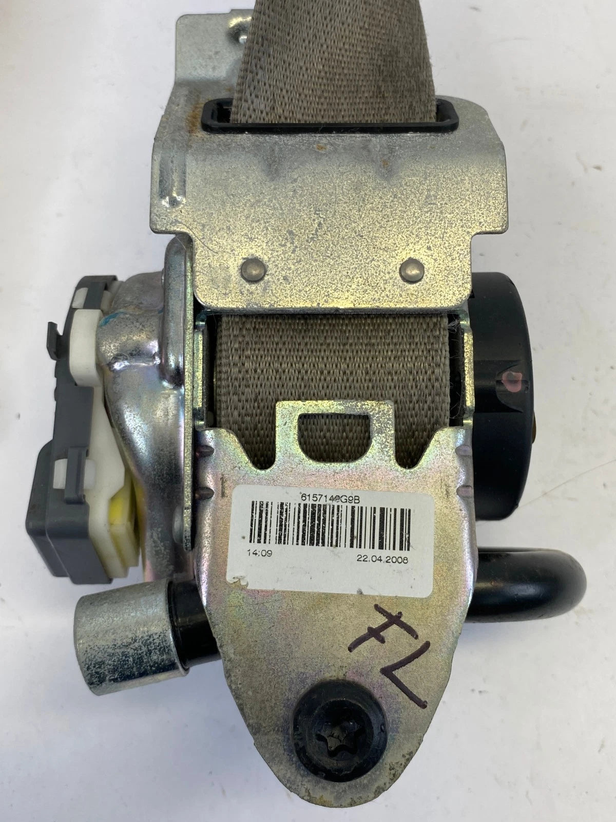 2008-2012 FORD ESCAPE FRONT LEFT DRIVER SIDE SEAT BELT RETRACTOR ASY OEM FACTORY