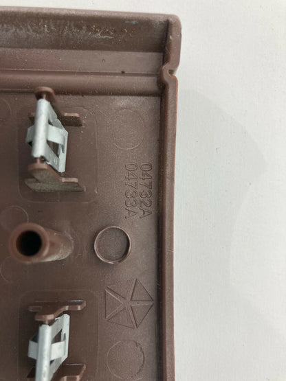 09 10 GRAND CARAVAN TOWN & COUNTRY DASH HEADLIGHT SWITCH BEZEL COVER TRIM WOOD
