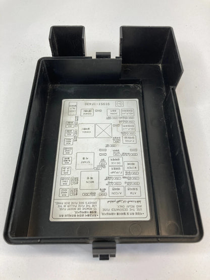 2005-2010 KIA SPORTAGE 2.7L V6 ENGINE FUSE BOX COVER LID PANEL 91951-1F430 OEM
