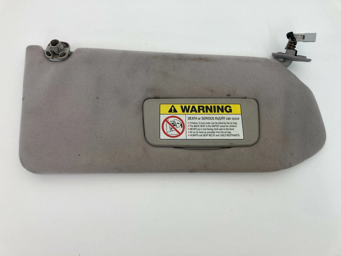 1999-2004 HONDA ODYSSEY RIGHT PASSENGER SUNVISOR SUN VISOR GREY ILLUMINATED