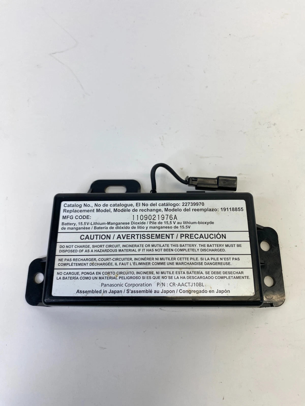 2012-2018 CHEVROLET SONIC TELEMATICS ONSTAR BACKUP BATTERY 19118855 OEM