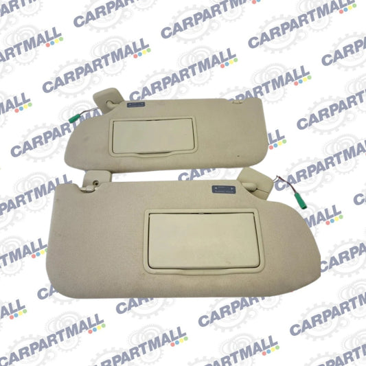 2013-2019 FORD TAURUS DRIVER & PASSENGER SUNVISOR SET W/ILLUMINATED MIRROR OEM