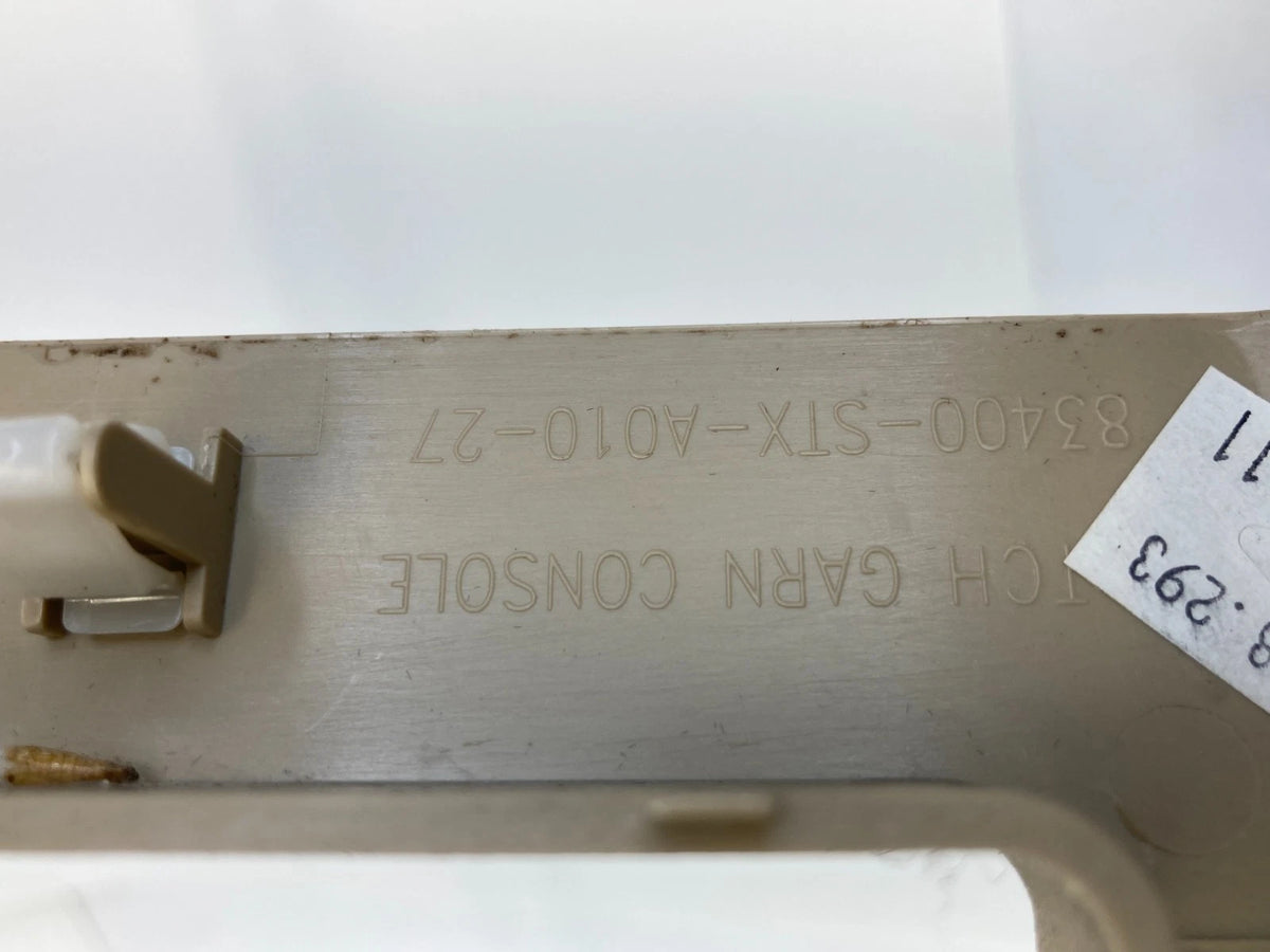 2007-2013 ACURA MDX CENTER CONSOLE ARMREST LATCH TRIM BEZEL 83400-STX-A010-27