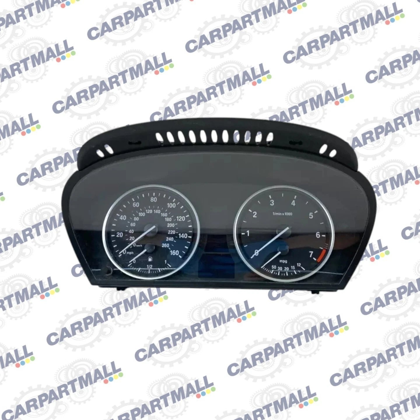 2007-2010 BMW 550I INSTRUMENT CLUSTER SPEEDOMETER GAUGE MPH 62119177253 OEM