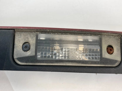 03-07 SAAB 9-3 93 SEDAN TRUNK LID LICENSE PLATE MOLDING HANDLE PANEL 12794599