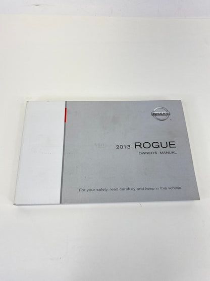 2013 13 Nissan Rogue Owners Manual & Warranty Information Set Kit w/ Case OEM