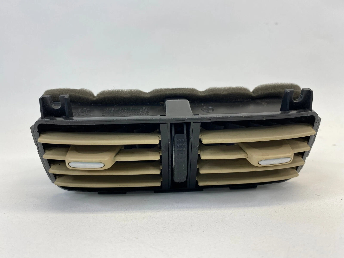 2004-2008 ACURA TL REAR CENTER CONSOLE AC HEATER DUAL AIR VENT DUCT OUTLET BEIGE