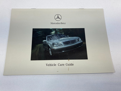 2000 Mercedes-Benz E-Class Owners Manual Consumer Info Warranty Book w/ Case OEM