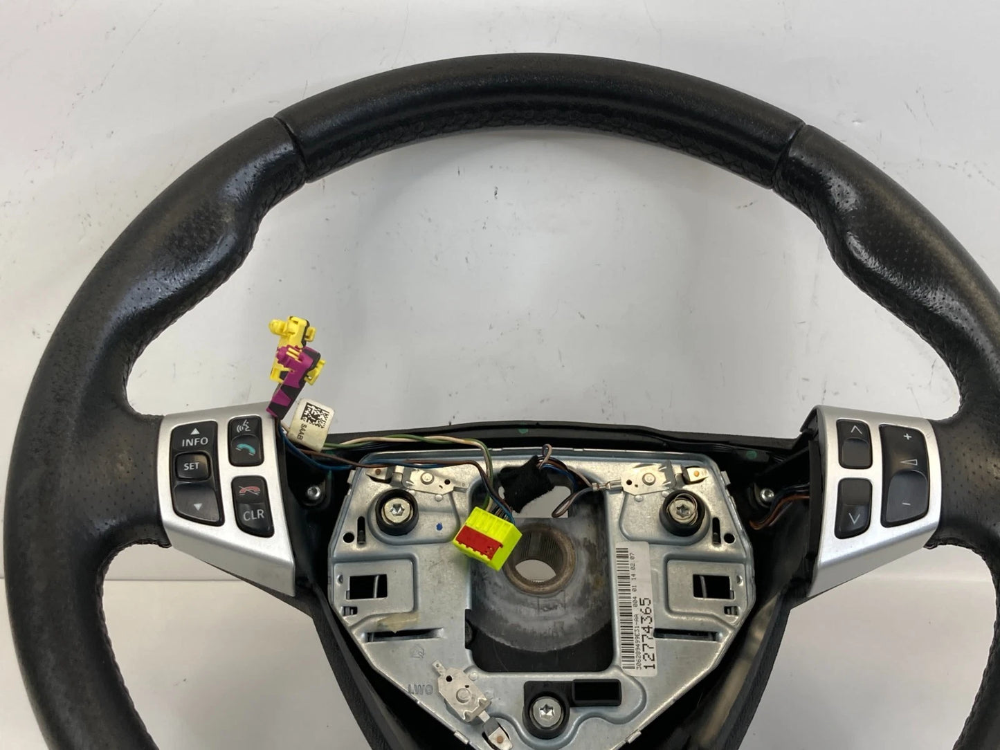 2005-2011 SAAB 9-3 STEERING WHEEL W/ AUDIO CONTROL LEATHER BLACK 12774365