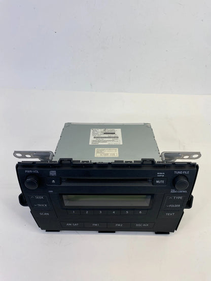 2010 2011 TOYOTA PRIUS RADIO RECEIVER CD DISC PLAYER MP3 WMA UNIT 8612047290 OEM
