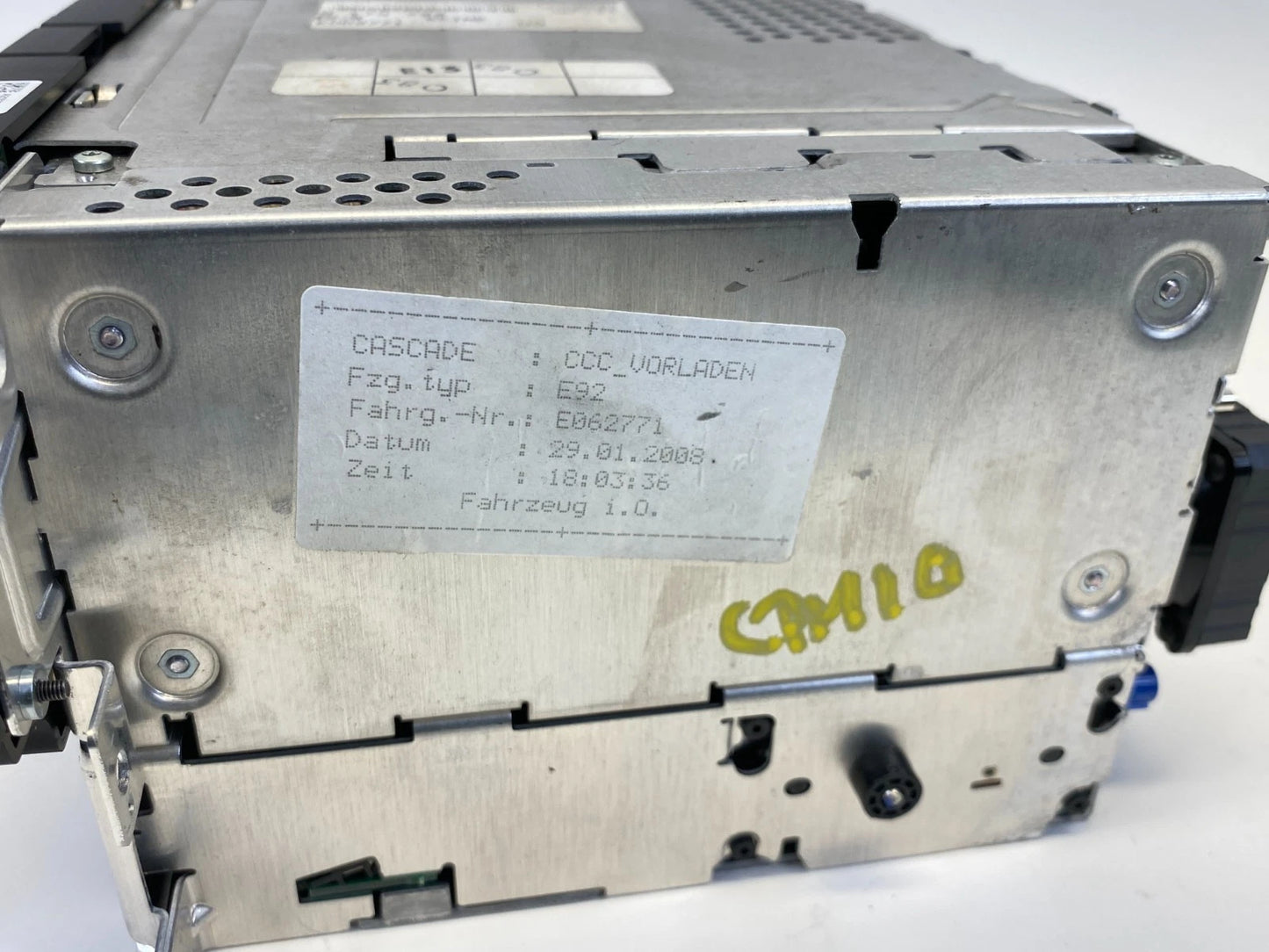 2007 2008 BMW 335XI CCC NAVIGATION RADIO HEAD UNIT CD DVD PLAYER OEM 10878810