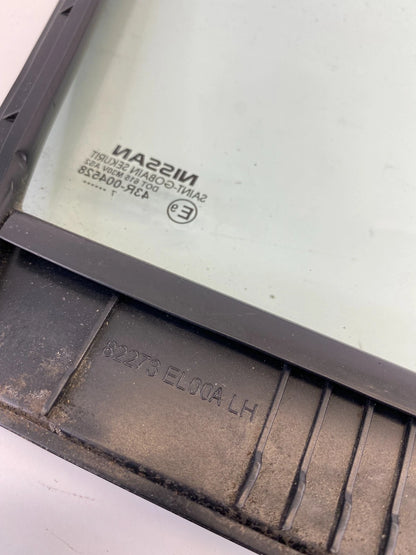 2007-2012 NISSAN VERSA HATCHBACK REAR LEFT SIDE DOOR WINDOW GLASS OEM