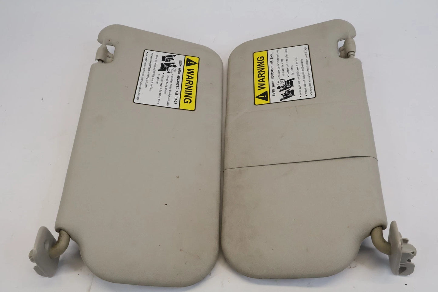 2011-2014 MAZDA2 MAZDA 2 ROOF SUNVISOR SUN VISOR SHADE W/ MIRROR PAIR SET OEM